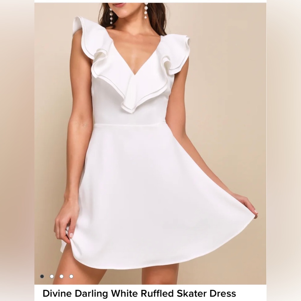Lulu’s Ruffled Skater Dress size XXS